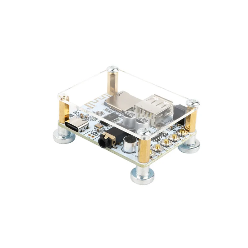Suitable for U disk TF card FM playback car power amplifier audio DIY modified high fidelity shell DC5V Bluetooth audio receiver