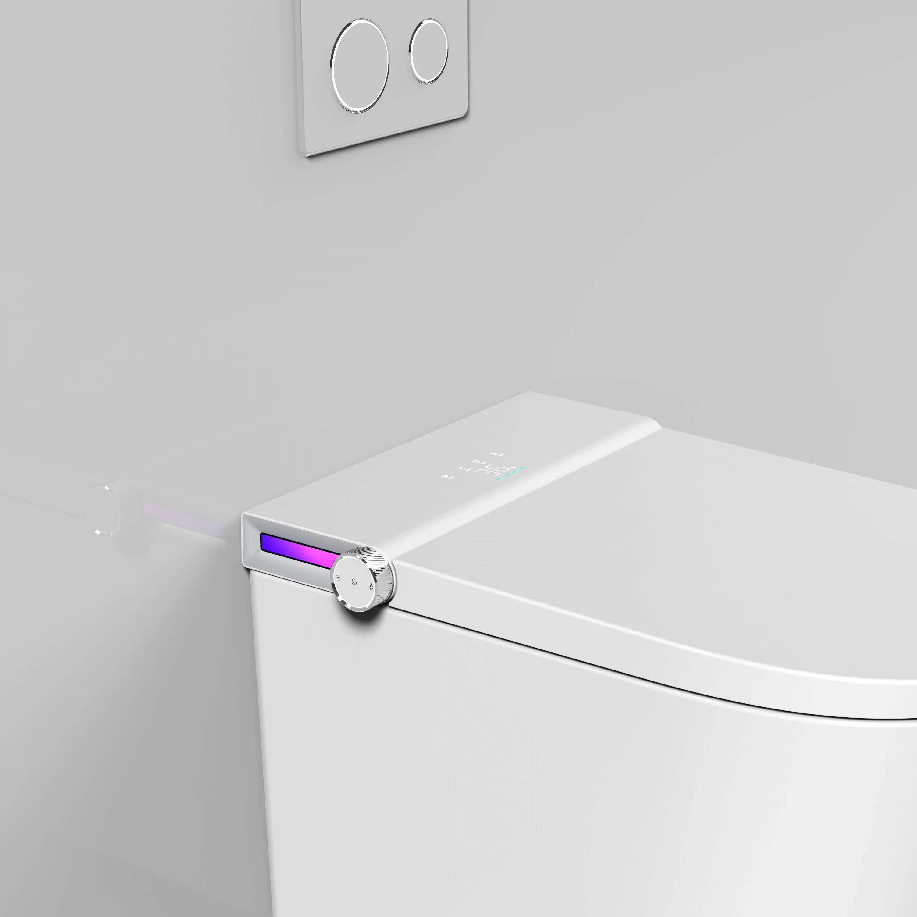 Back to wall mounted hanging wc luxury rimless automatic flush bathroom