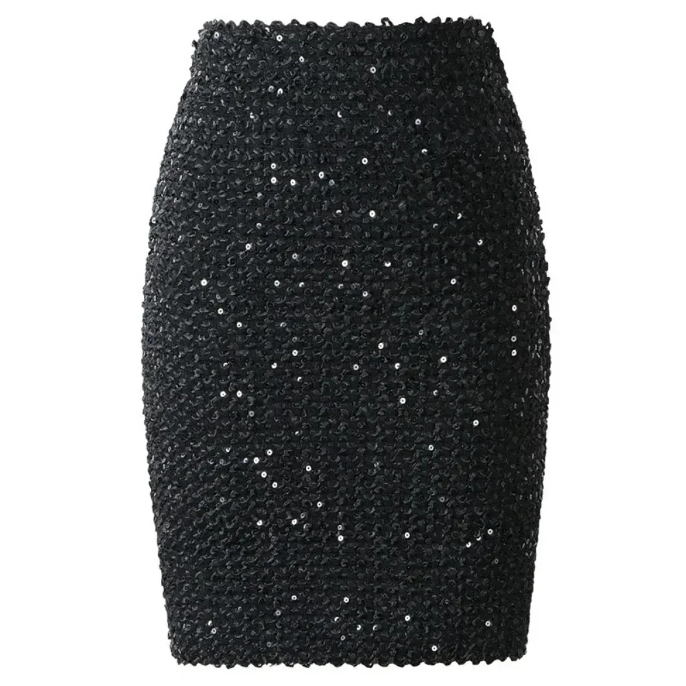 Skirts for Women Clothing Fashion Clothes Casual Streetwear Y2k Skirt Party Club Stage Show Sequin Wrapped Hip Skirt Elegant