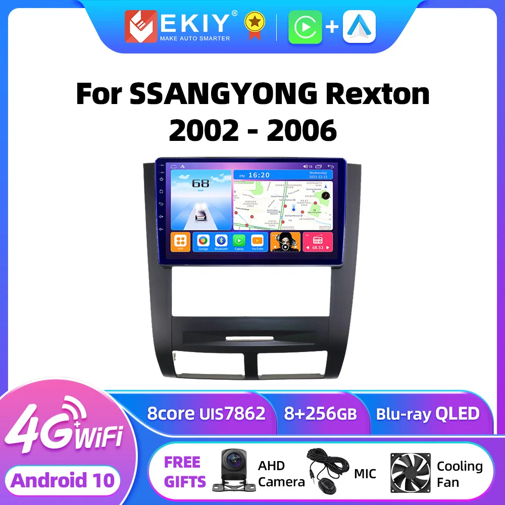 

EKIY T7 Android For SSANGYONG Rexton 2002-2006 Car Radio Multimedia Video Player Stereo Navigation GPS No 2din DVD AI Voice AUTO