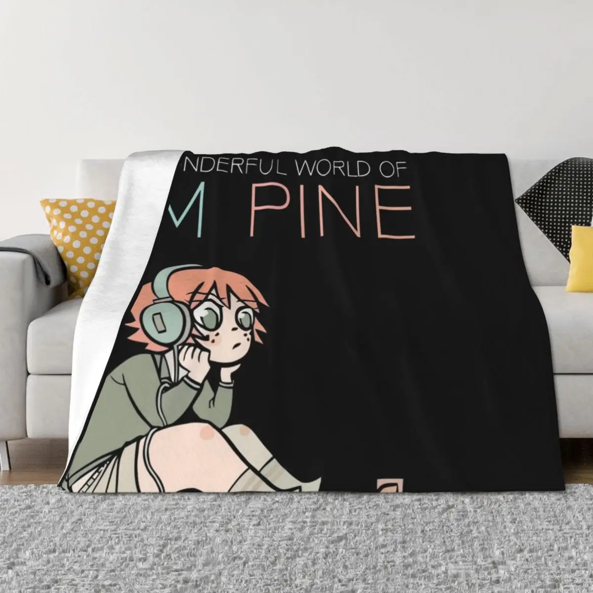 

The Wonderful World of Kim Pine Throw Blanket Soft Plaid warm winter Decorative Sofa Blankets