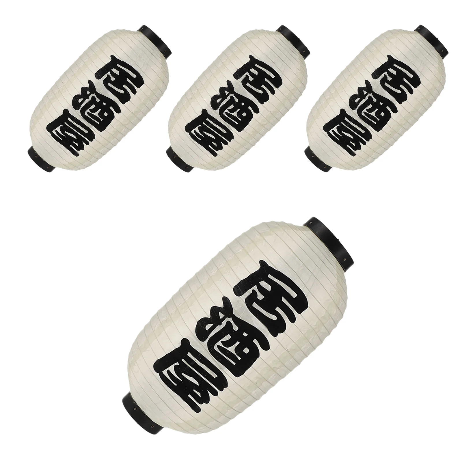 

4Pcs Japanese Lanterns Outdoor Indoor Hanging Decorative Lanterns for Home Restaurant Mall Japanese Style Party Atmosphere