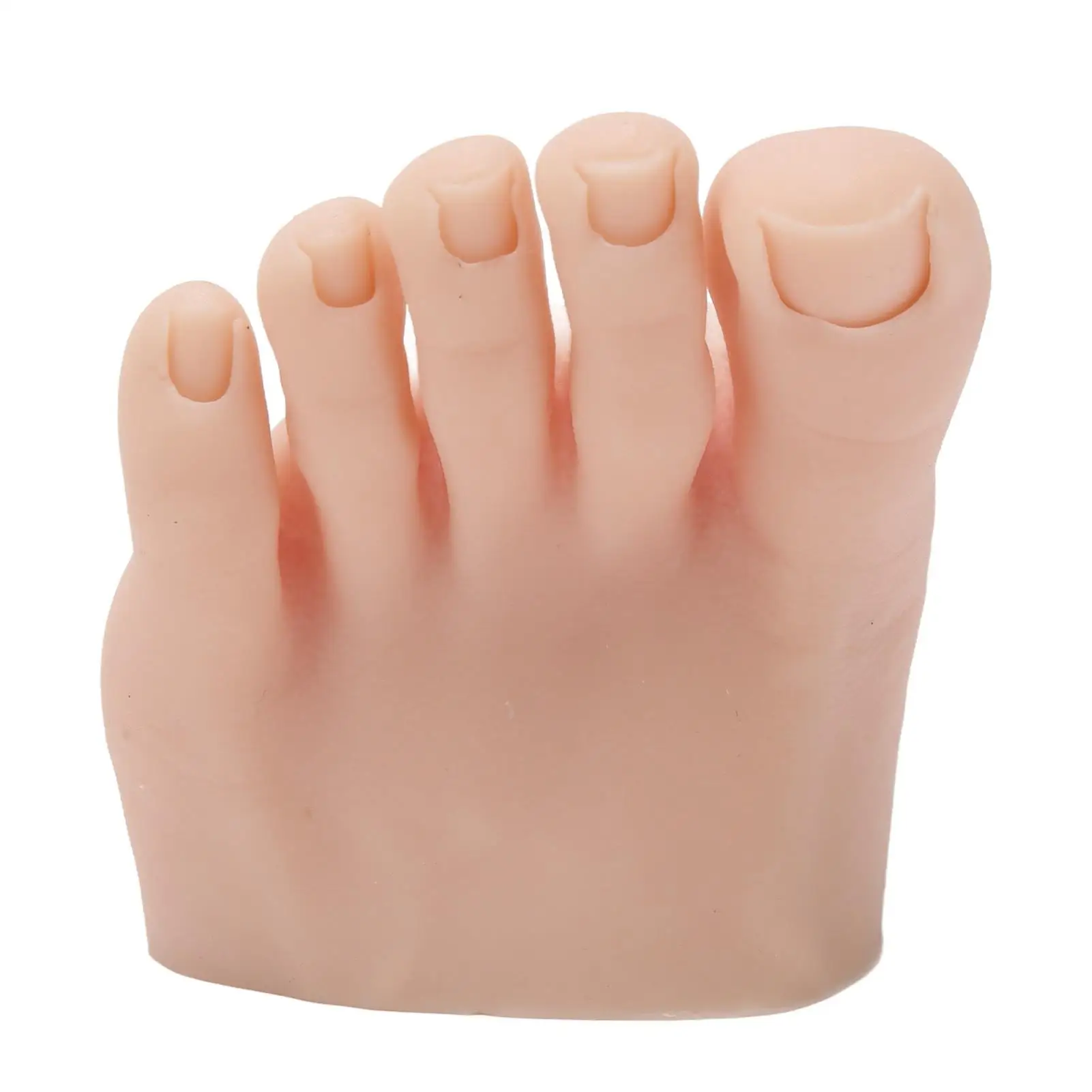 

Silicone Nail Art Foot Model Reusable Washable Professional for tattoo Practice Tool for Salon Use