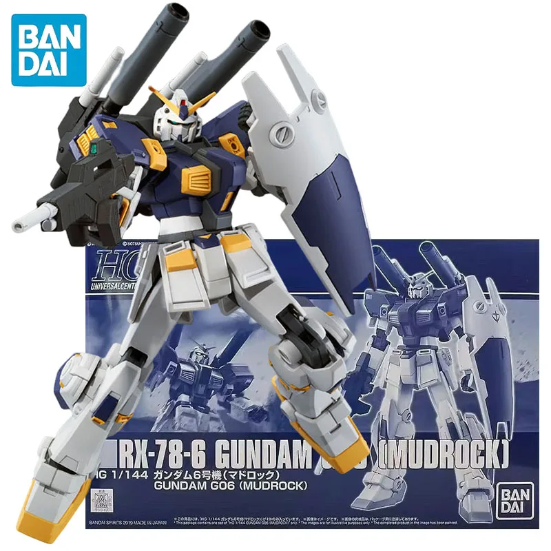 

BANDAI PB Limited HG:UC Mobile Suit Gundam 1/144 RX-78-6 GUNDAM G06 [MUDROCK] Anime Action Figures Mode Collection Assembly Toy