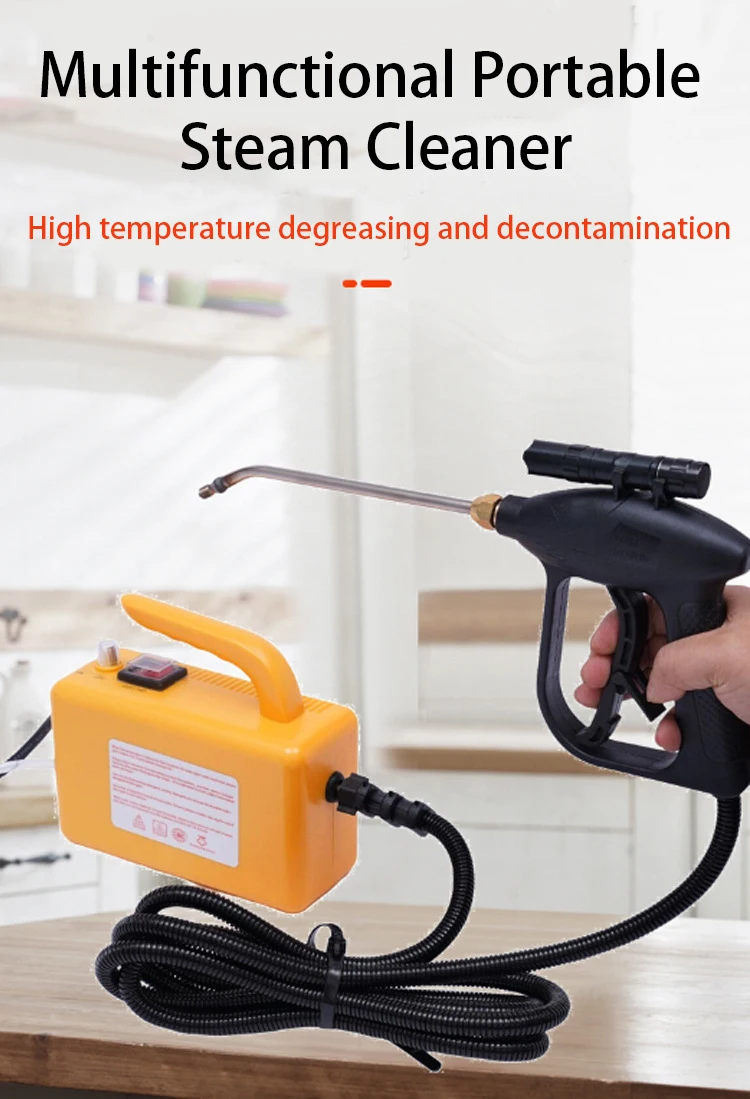 Description Picture 2 of itemHandheld home high temperature steam cleaners high pressure steamer for car detailing kitchen Air Conditioner