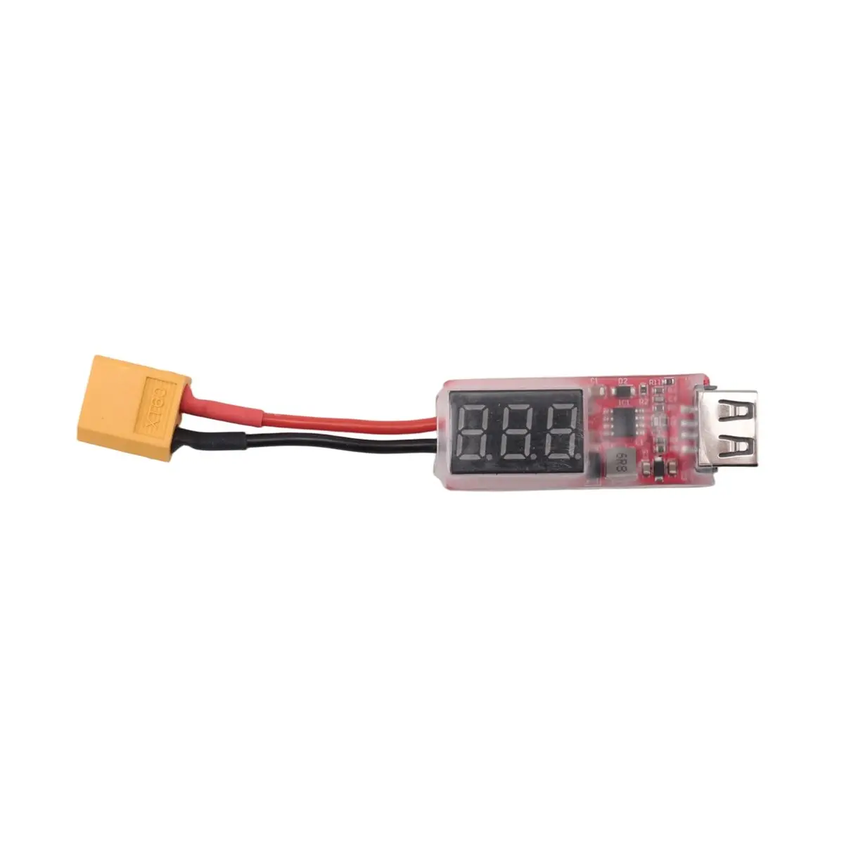 【a01r1】-conversor-de-bateria-lipo-de-2s-6s-para-carregador-usb-com-display-de-voltagem-e-placa-adaptadora-para-protecao-de-recursos-de-telefone