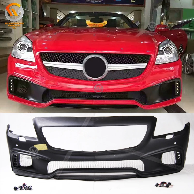 For Mercedess Benzs R172 SLK Class 12-14 WD Style Front Rear Bumper Body Kit