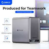 ORICO USB 3.2 SATA 3.0 NAS 2/5 Bay HDD/SSD Enclosure 40TB/100TB House Personal Cloud Serve Smart Backup for Teamwork