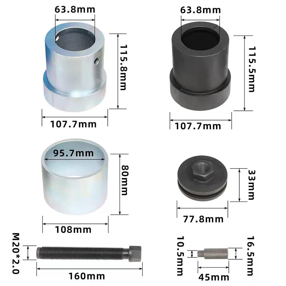 Transmission Gear Puller Removal Tool for VW  VAG  0A4 5-speed 02S 6-speed Manual Transmissions