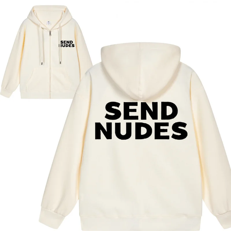 سترة بغطاء للرأس بسحاب للرجال ترسل عراً مطبوعة على هوديي 2025 نمط جديد غير رسمي للأزواج كاجوال وفضفاض #5