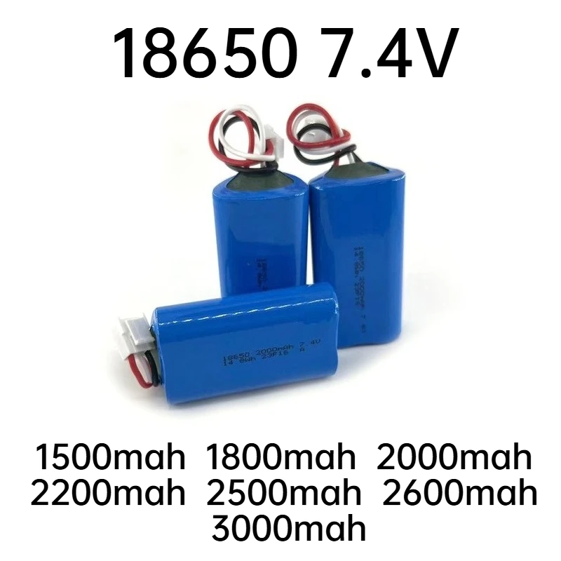 

7,4 В 18650 литиевый аккумулятор круглой формы, литий-ионный аккумулятор для массажного пистолета, воздушного насоса, медицинского устройства, подметальной машины, робота
