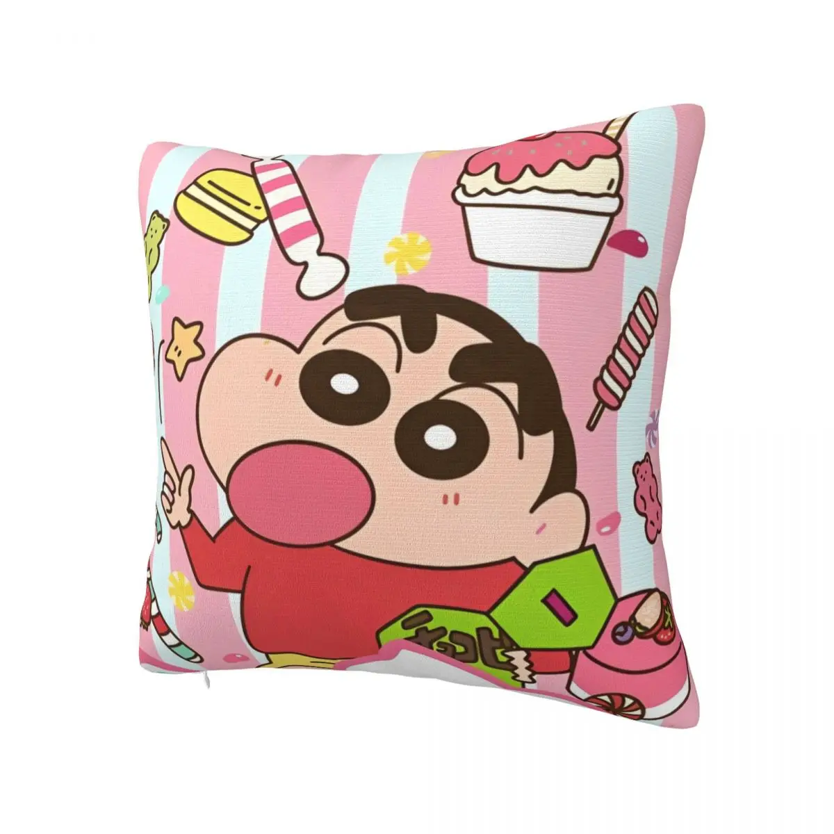 Crayon Shin-chan Kawaii Miniso Pillow Case Cushion Cover Square Custom Pillow Cover Pillowcases For Chair Sofa Home Decoration