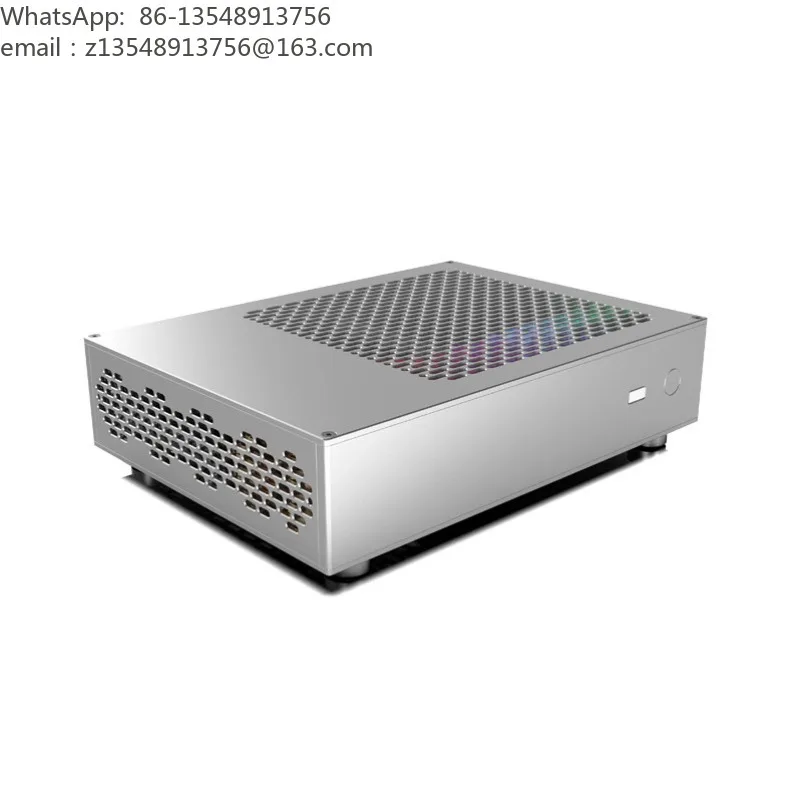 In Stock 3.16L Mini DC-RLY V3 ITX Chassis, Soft Router Case, Support Internal and External Power Supply