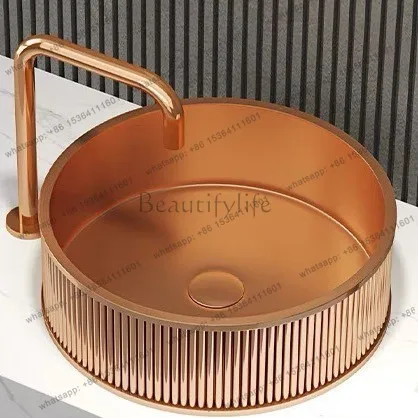 

2026 new stainless steel countertop basin B & B hand washing, bar art basin
