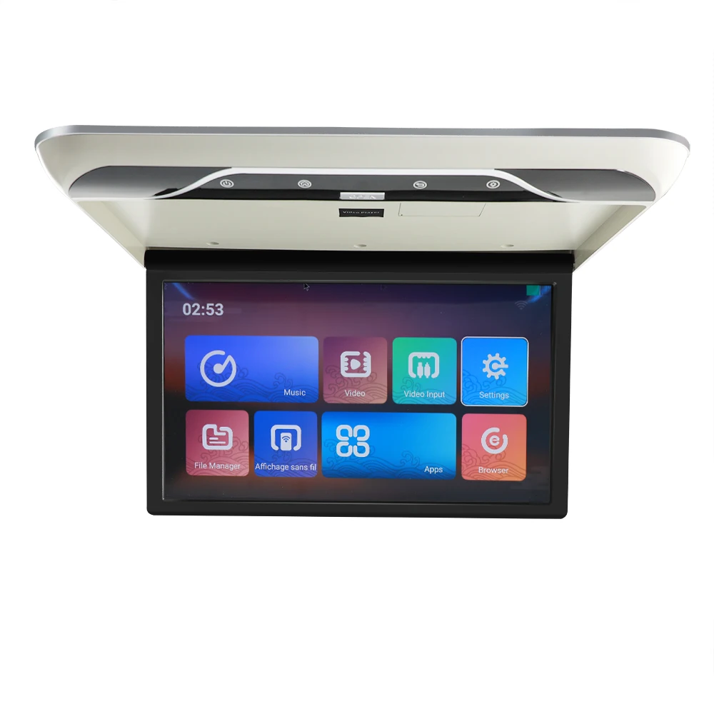 19inch IPS Screen Android Roof Mount Ceiling  Player For Motorhome RV Car Support TV