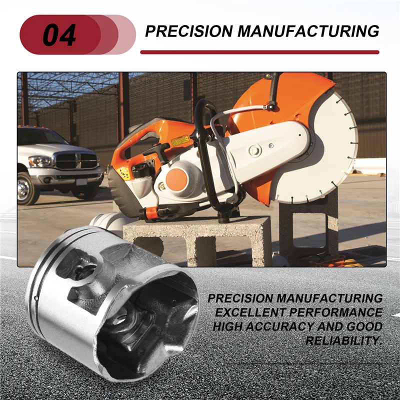 

【Best Selling】50MM Piston Pin Ring Kit For Stihl TS410 TS420 410 420 Chainsaw Piston Kit 4238-020-1202 4238-030-2003 Chainsaw Pa