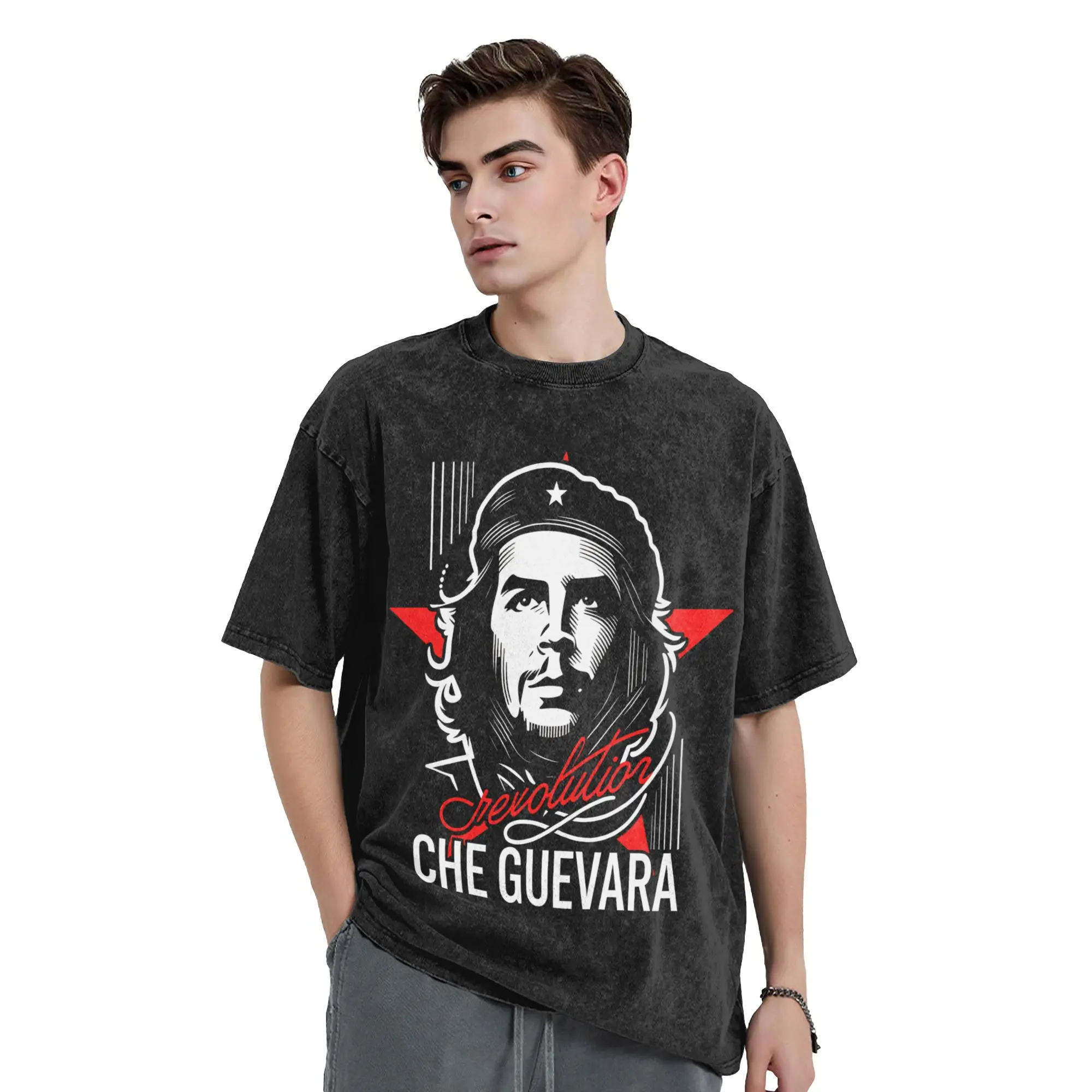 Che Guevara T-Shirt Summer  Vintage T Shirts Cotton Trending Tshirt For Man Short-Sleeved Loose Clothes