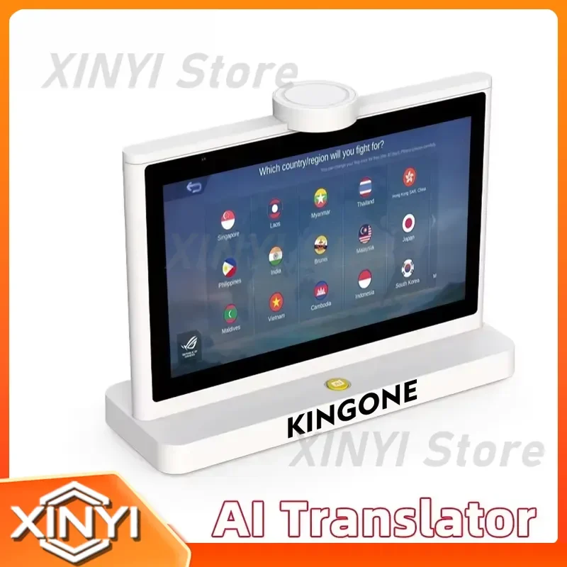 Intelligent 10-inch Dual-Screen Translator for Multi-Language Translation AI Electronic Device