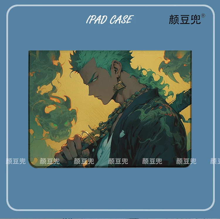 Roronoa Zoro Anime One Case For iPad 10.2 9th 10th Air 3 Mini 6 5 Case Luxury Silicone Pro 12.9 11 inch For iPad Air 4 5 Cases