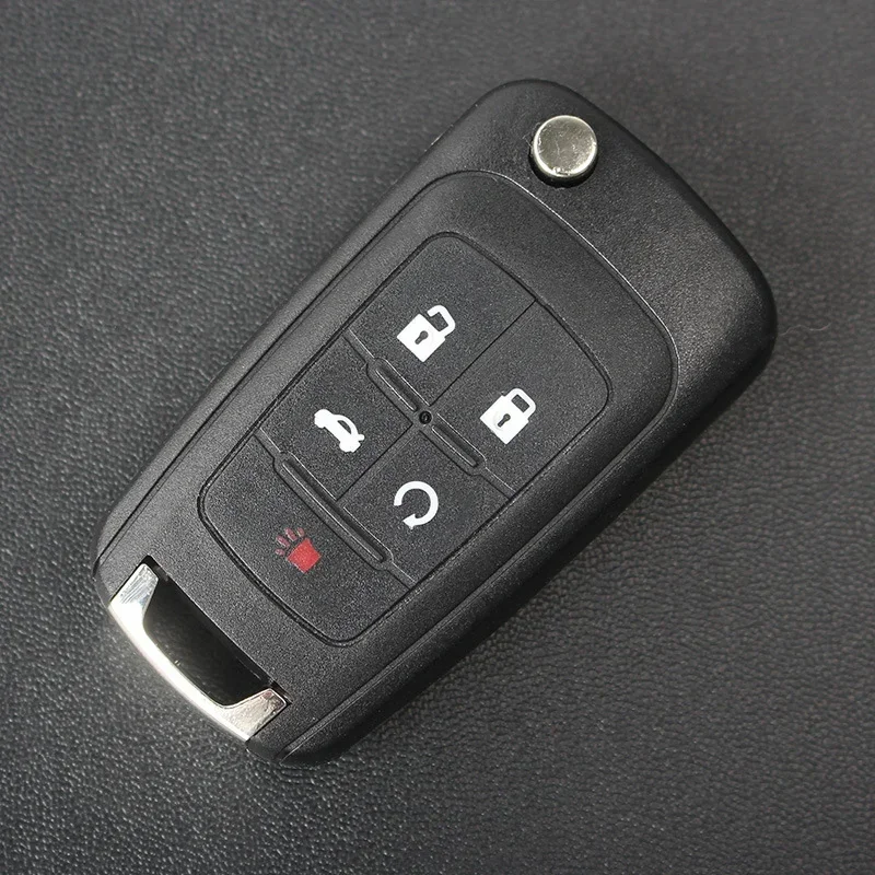 Car Key Case Remote Folding Remote Control Door Lock System Key Conversion Case For Chevrolet Cruze 2/3/4/5 Button Keys Parts