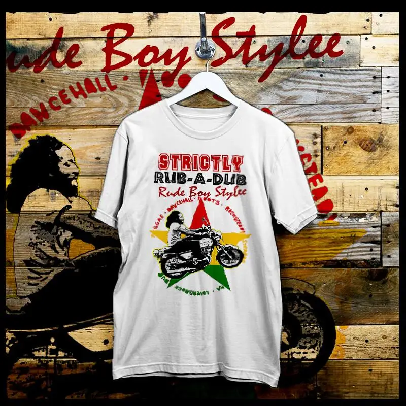 Reggae t-shirt Roots Rock Rasta Flag Jah Rastafari Haile Selassie I moto