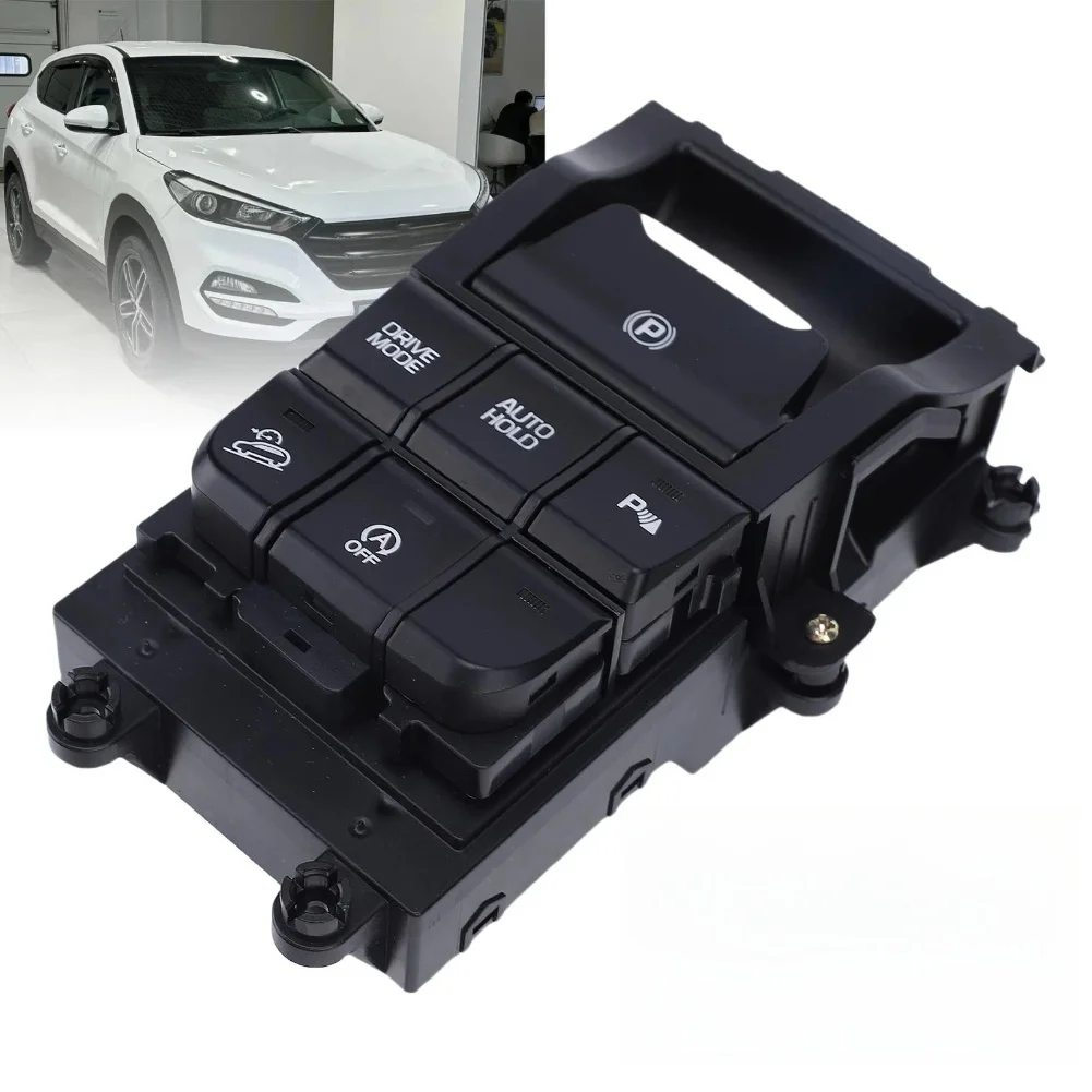 

Черный автомобильный переключатель EPB, замена переключателя ручного тормоза для Hyundai Tucson 2016-2020 93300D3010, оригинальные автомобильные аксессуары