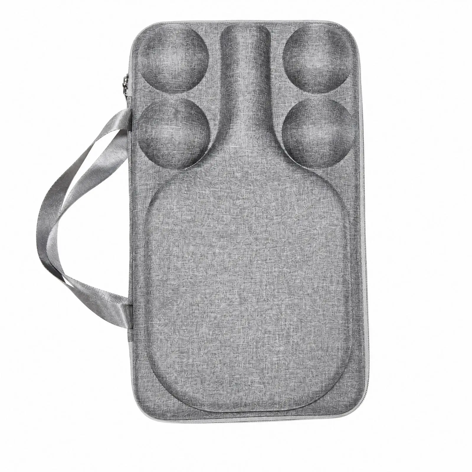 EVA Pickleball Paddle Bag for 2 Rackets 4 Balls Portable Pickleball Equipment Carrier Pickle Ball Storage Bag Court Travel