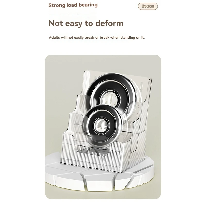 A4 File Display Clear Storage Box Office A4 Single Layer Desktop File Sorter Pocket Booklet And Brochure Holder