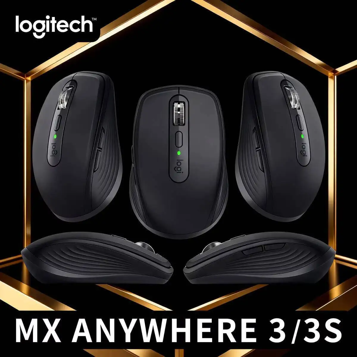 

Wireless MX Anywhere 3S - 8000 DPI, MagSpeed Scroll, Anti-Slip Grip, Great for Pet Co-working Hub & Clinic Office Use