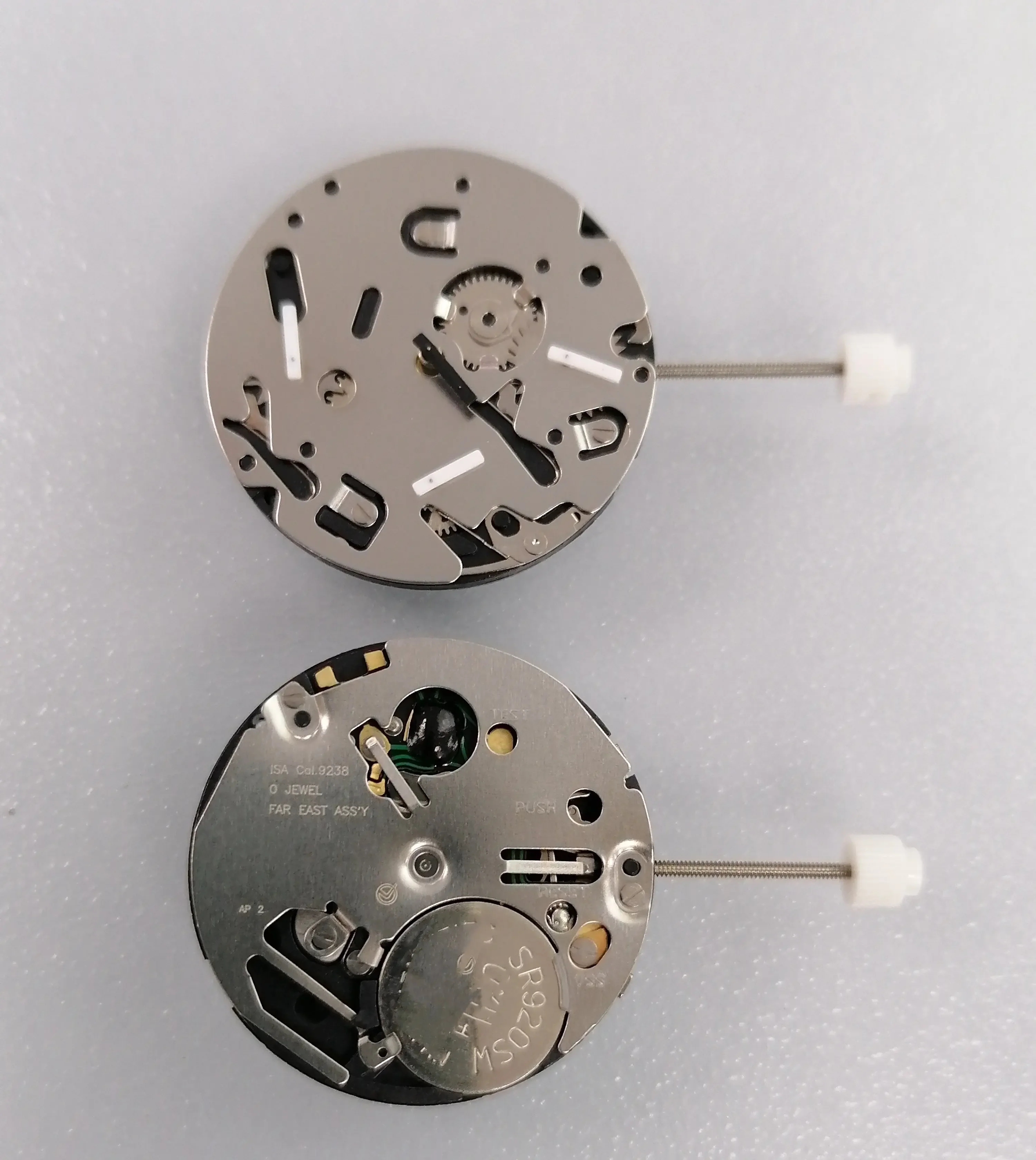 حركة سويسرية أصلية ISA 9238 6 أيدي ذهبية وفضية 9238 ملحقات حركة كوارتز