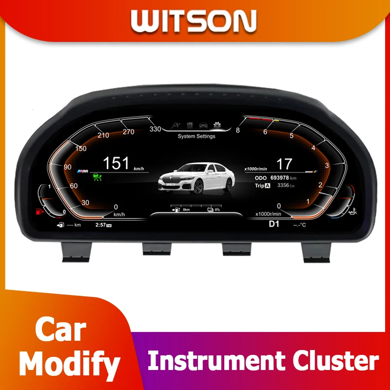 Auto Speedometer 12.3