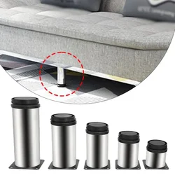 1 Pcs Stainless Steel Sofa Legs Adjustable Furniture Leg Cabinet Support Legs For Various Furniture Cabinet Table Sofa Bed Feets