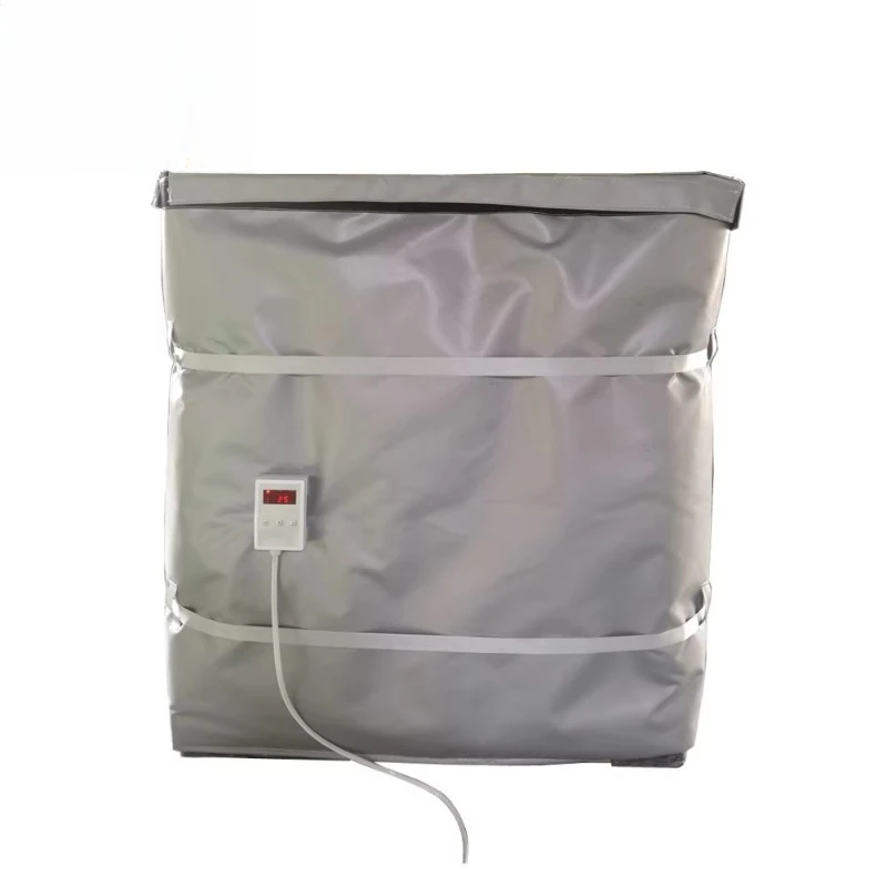 1000L IBC Tote Heater 120010001100mm With Temperature Controller Insulated Heating Blanket For Industrial Liquid Container