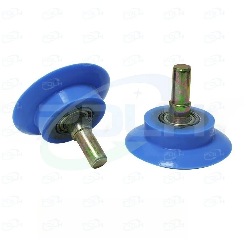 10PCS Silica Gel Roller Silicone Rubber Wheel With Bearing for Wrapping Machine 10mm Shaft