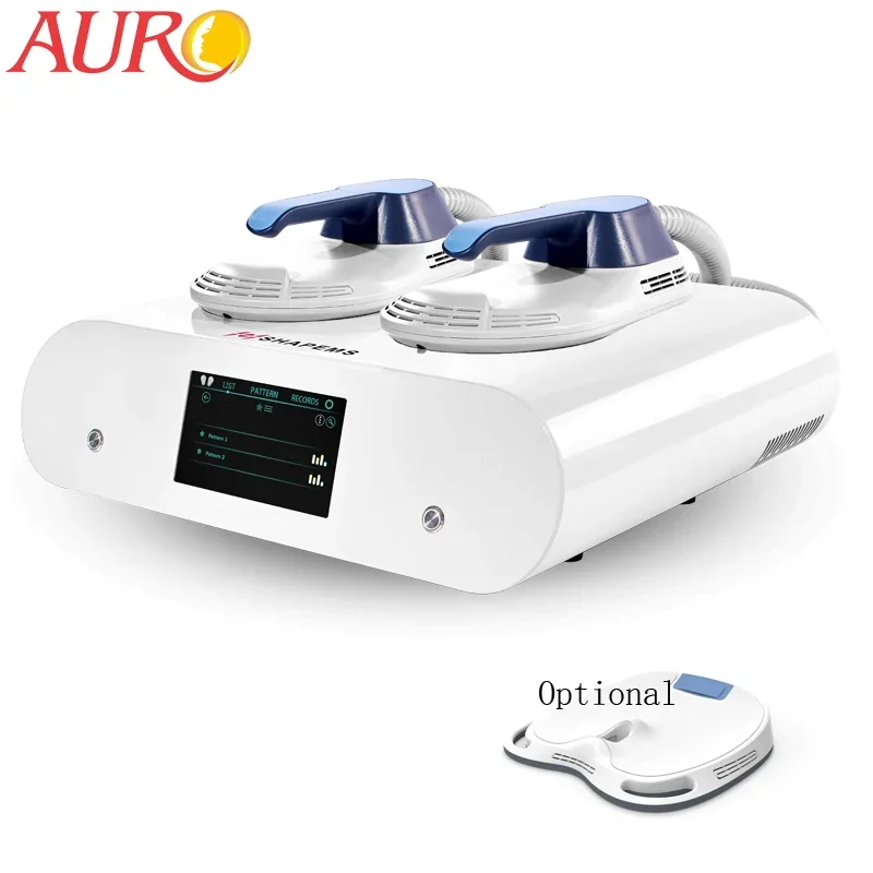 Au-T12 Auro 2 Handles EMS Muscle Building Body Sculpting Machine With Optional Pelvic Floor