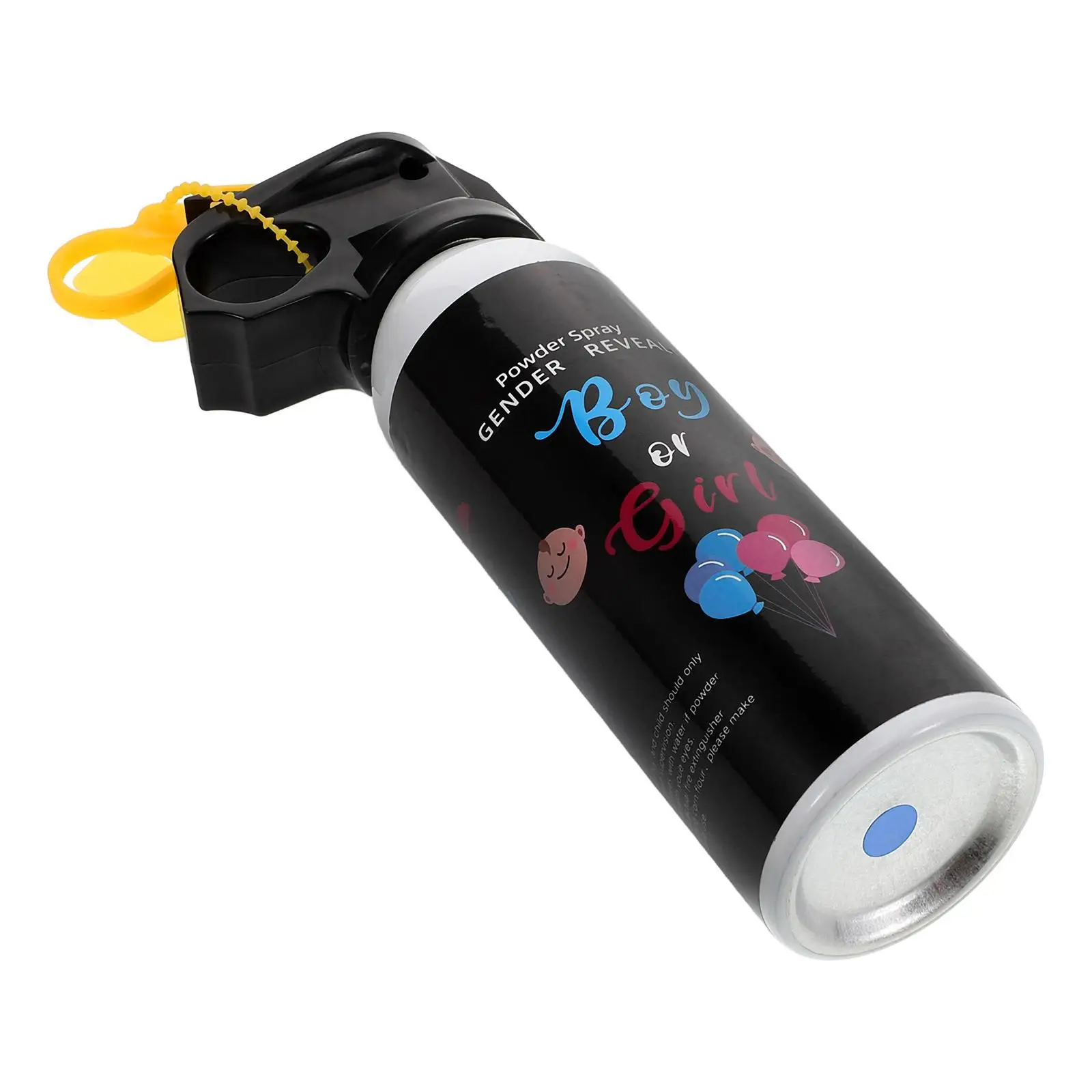 Botella pulverizadora para revelar el género, suministros de decoración para fiestas, extintor de incendios en polvo de plástico