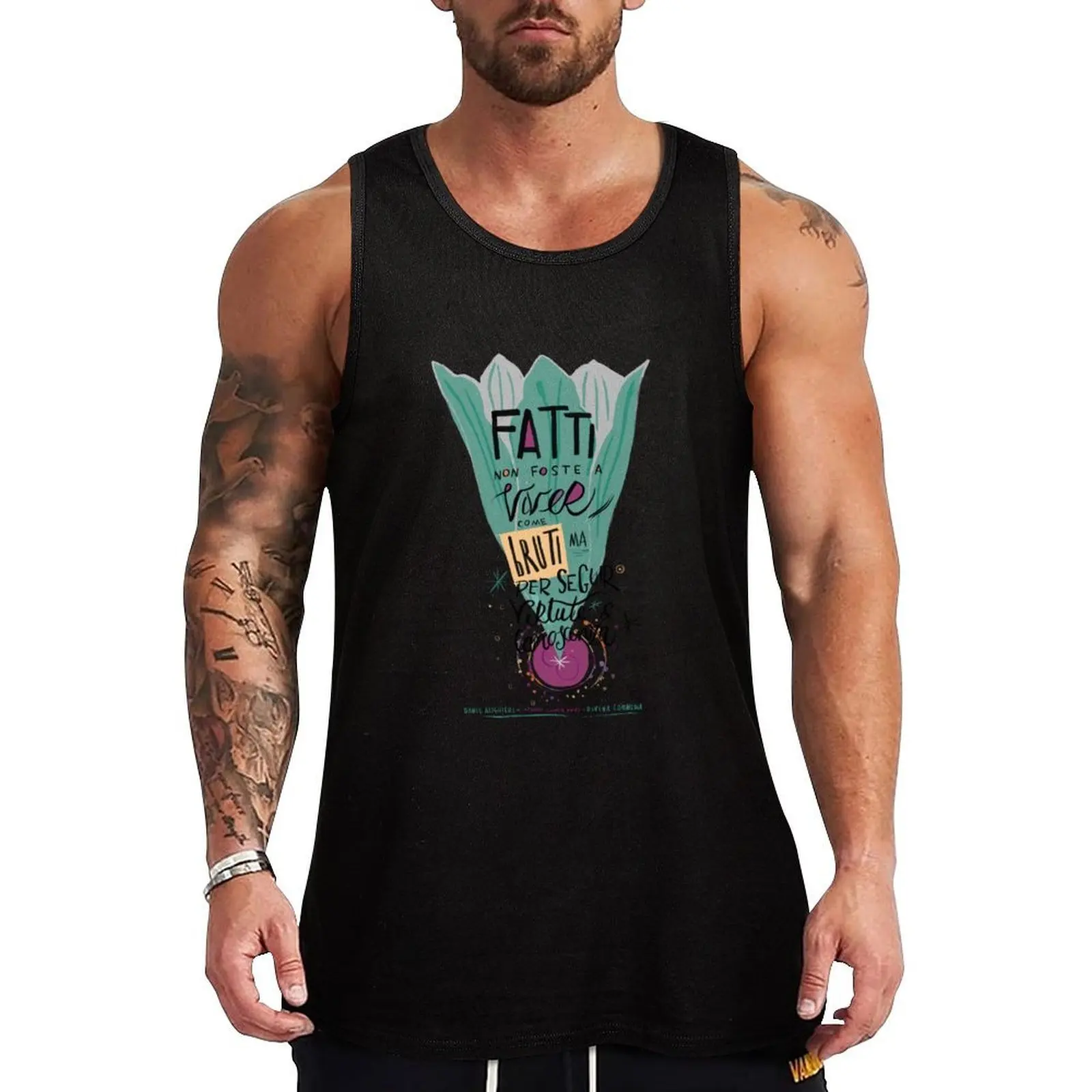 Dante Alighieri - Divina commedia Camiseta sin mangas deportiva que absorbe la humedad y de secado rápido