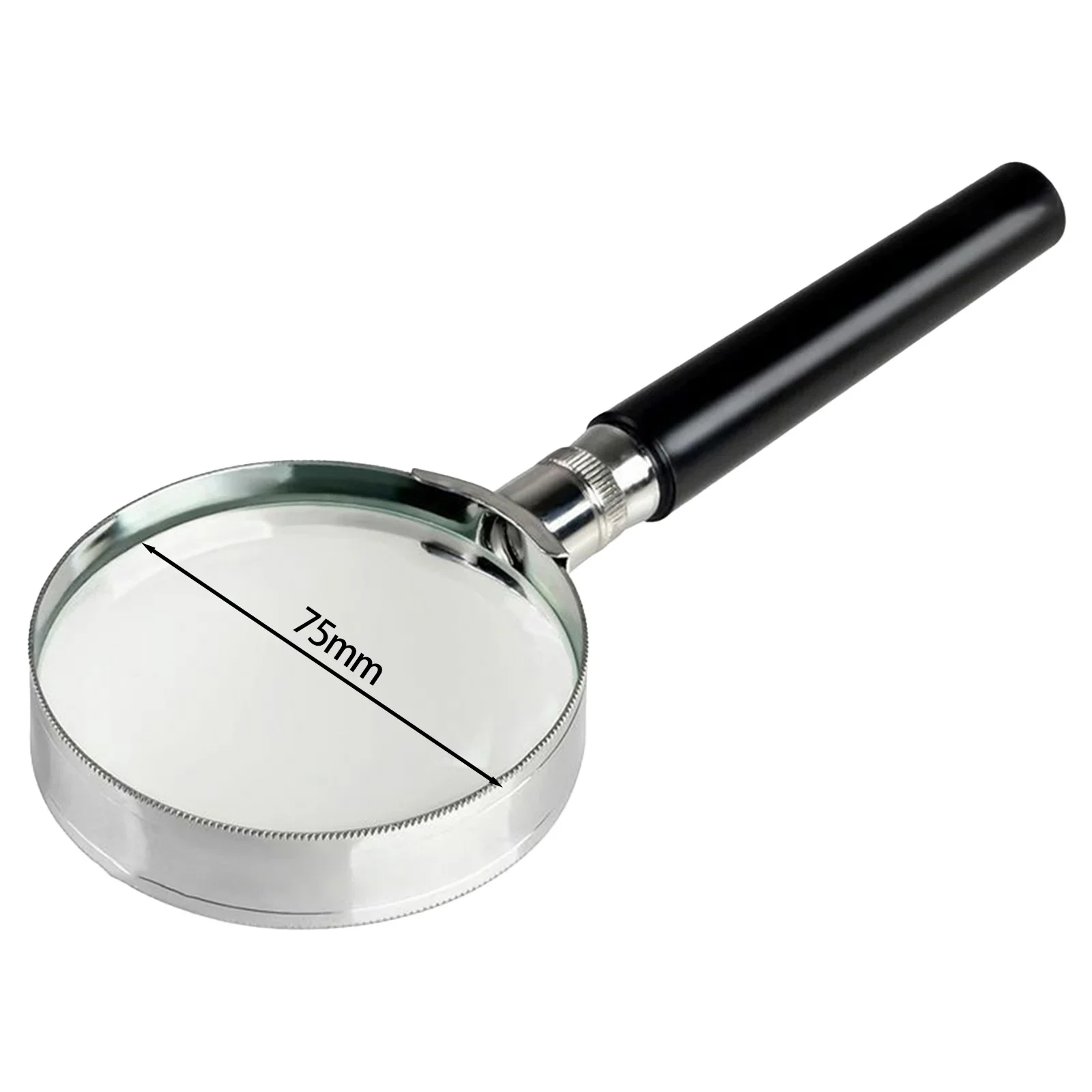 Compact Magnifier 5X Magnification Close Inspection 100mm Lens 75mm Lens 90mm Lens High-quality Metal Lightweight Design