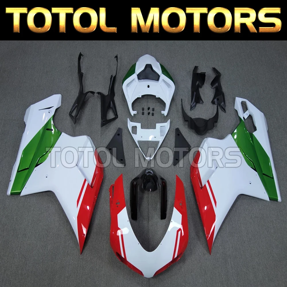 Motorcycle Fairings Kit Fit For 848 1098 1198 2007-2012 Bodywork Set High Quality Abs Injection Green White Red