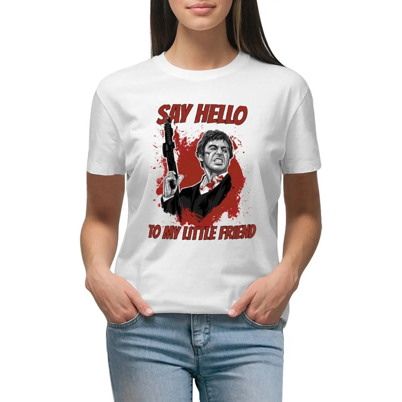 

Scarface T-shirt aesthetic clothes Blouse Aesthetic clothing summer blouses woman 2024