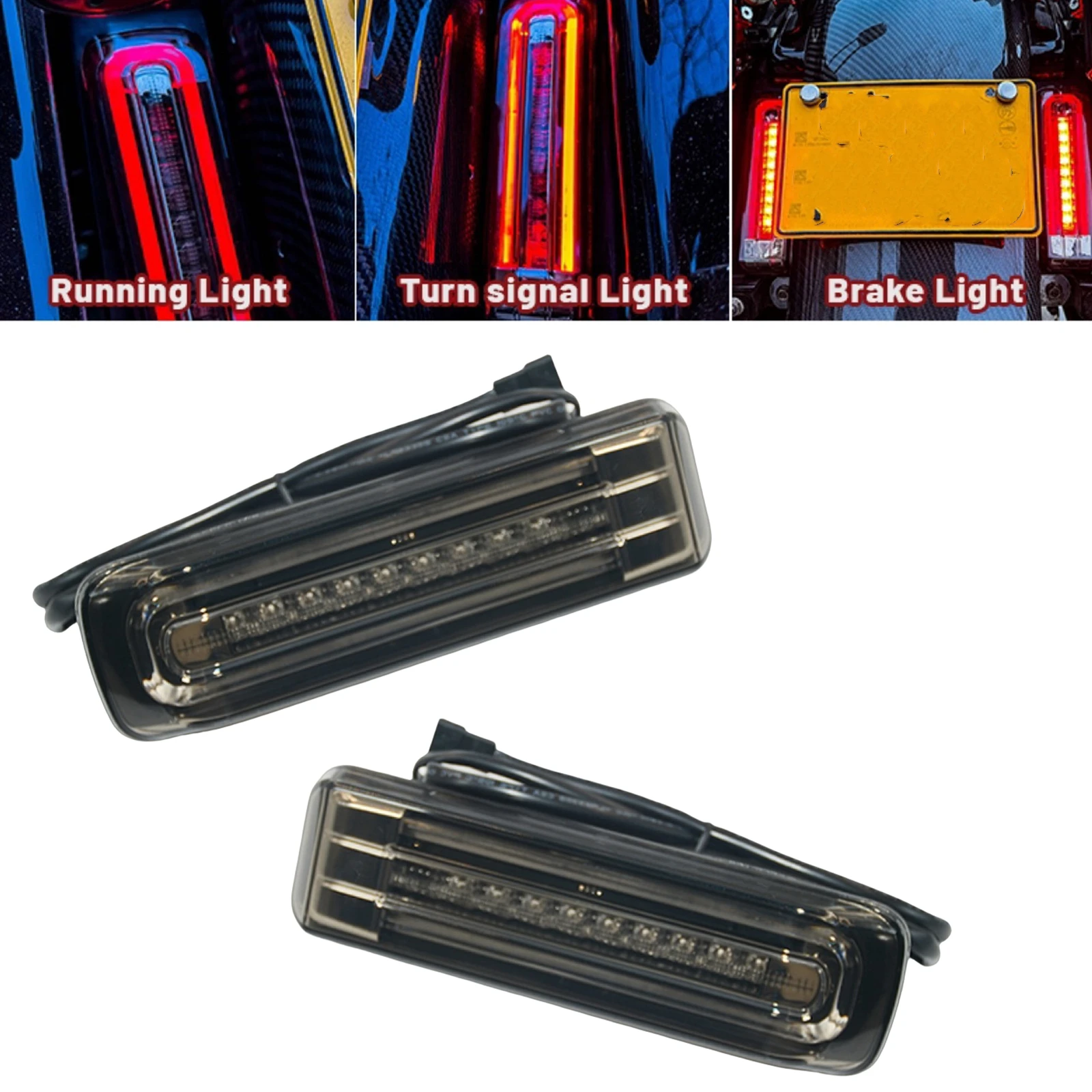 

For Harley Davidson Touring 2014-2023 Motorcycle Rear Turn Signal Lamp Running Brake Tail Light