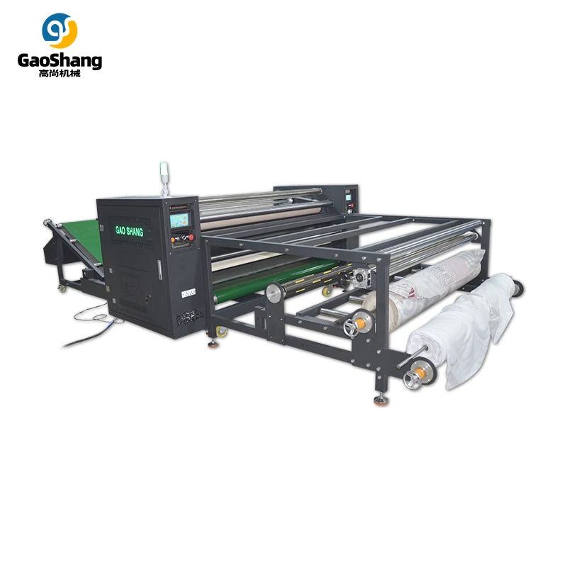 20/30*120/170/190cm Digital Calandra Sublimation Printer Roll to Roll Oil Heating Large Format Textile Fabric Printing Efficient