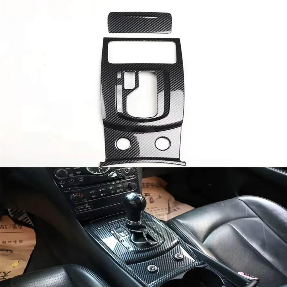 

ABS Car Trim For Inifiniti G25 G37 2010 2011 2012 2013 Left Hand Drive Gear Shift Panel Cover Sticker Accessories