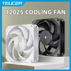 TEUCER T20/T30 Silent Fan 12V 4Pin 2500RPM High Pressure S-FDB Bearing Computer Case Cooling Fan 120mm PC Gamer CPU Cooler Fan