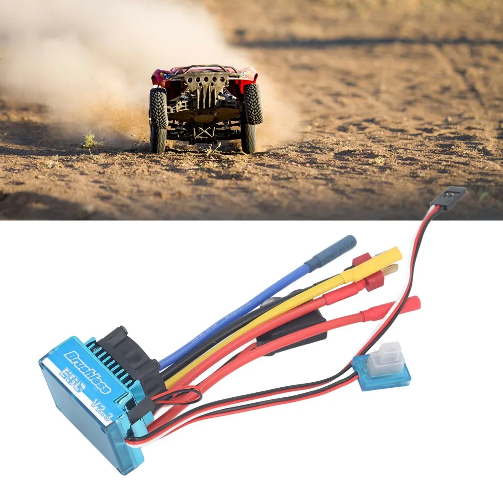 Durable 80A Brushless ESC Waterproof Aluminum Alloy Electronic Speed Controller RC Car Brushless ESC For RC Car
