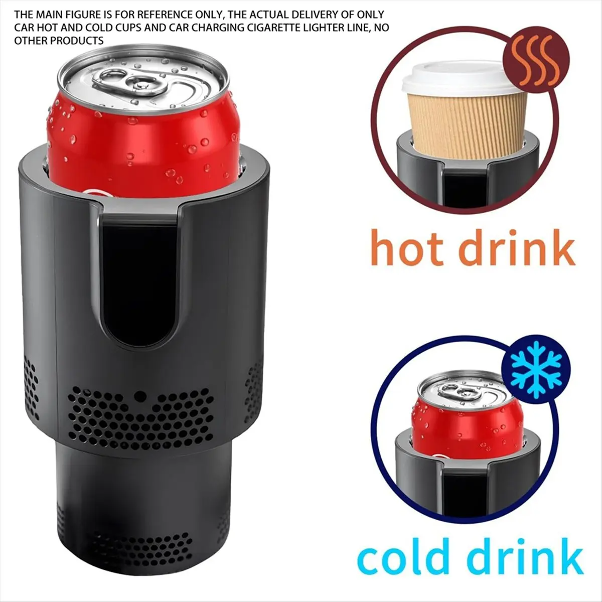【BUY NOW】Portable Warm and Cold Car Cup, Smart 2-in-1 Coffee Heating Cup, Car Hot and Cold Cup Holder