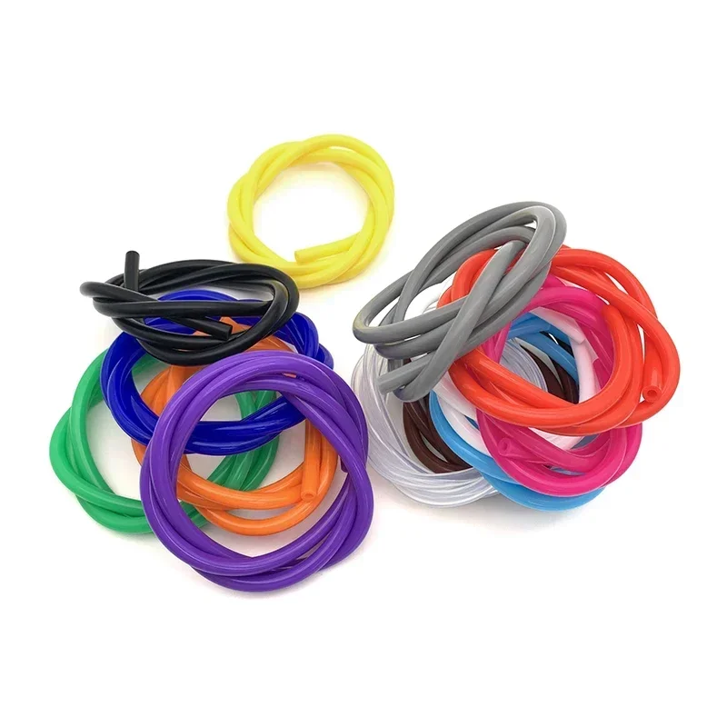 ID 4x OD 8mm Non-toxic Food Grade Silicone Tube Silicone Drink Tubing Colorful Rubber Hose Silica GEL Water Connector Plumbing