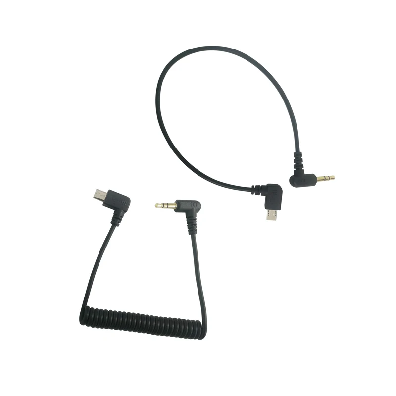 Canfon Tentacle Sync 타임 코드 케이블 TRS 3.5 - Sony FX3 A7S3 A1 타임코드 케이블용 마이크로 USB