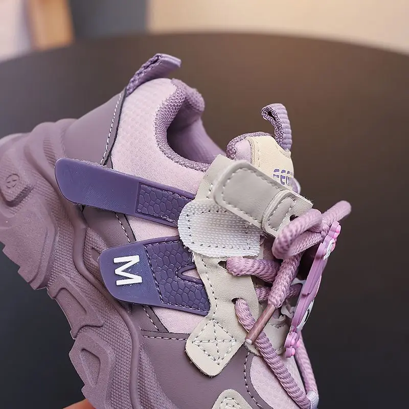 

Girls New Spring Children's Princess Cartoon Sneakers, Fashion Lightweight Soft-soled Non-slip Breathable Casual Walking Shoes