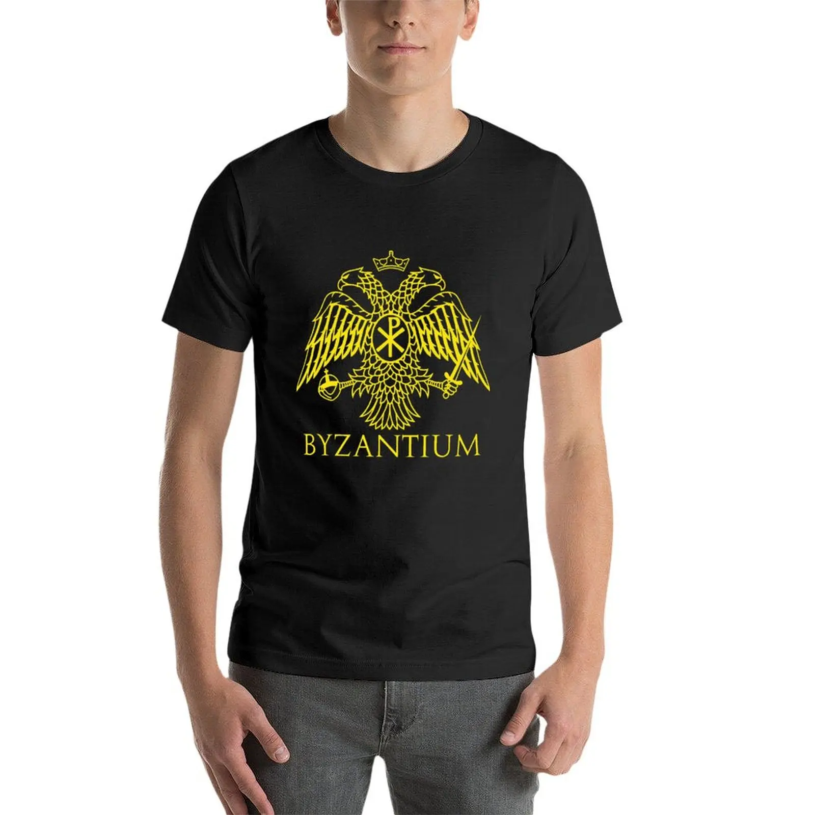 BYZANTIUM LOGO- Byzantine Empire's double headed eagle T-Shirt anime tshirt for a boy cute tops